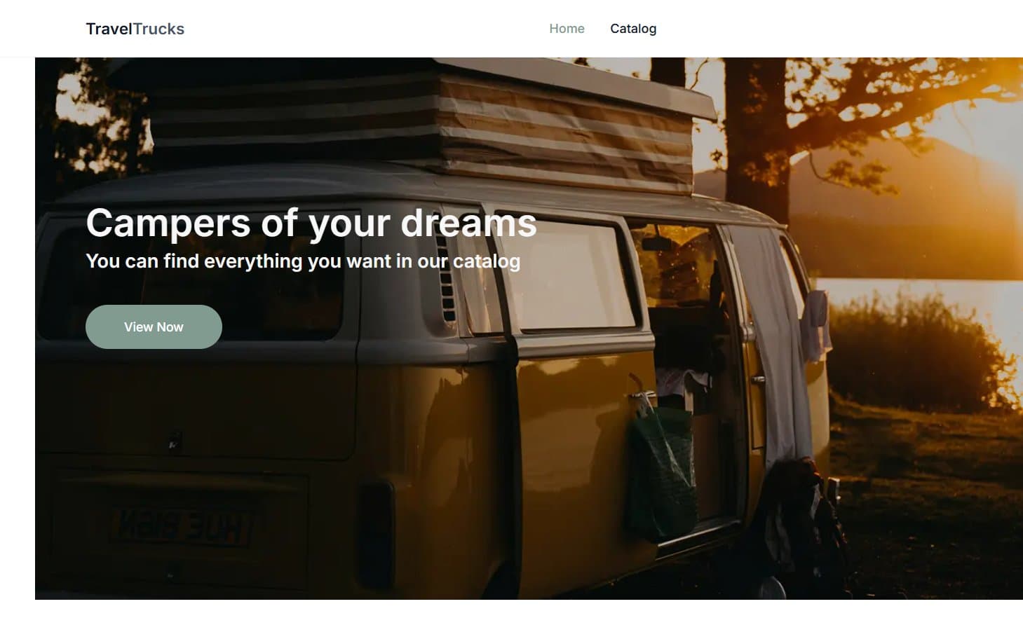 Прев'ю проєкту: TravelTrucks